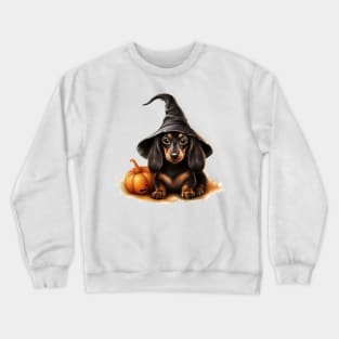 Halloween Dachshund Dog #2 Crewneck Sweatshirt